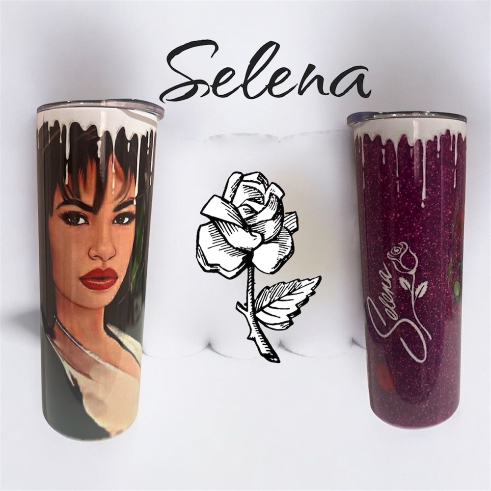 Selena 20 oz Tumbler style 9